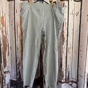 EST.1946 women’s size 20w white and blue striped pants